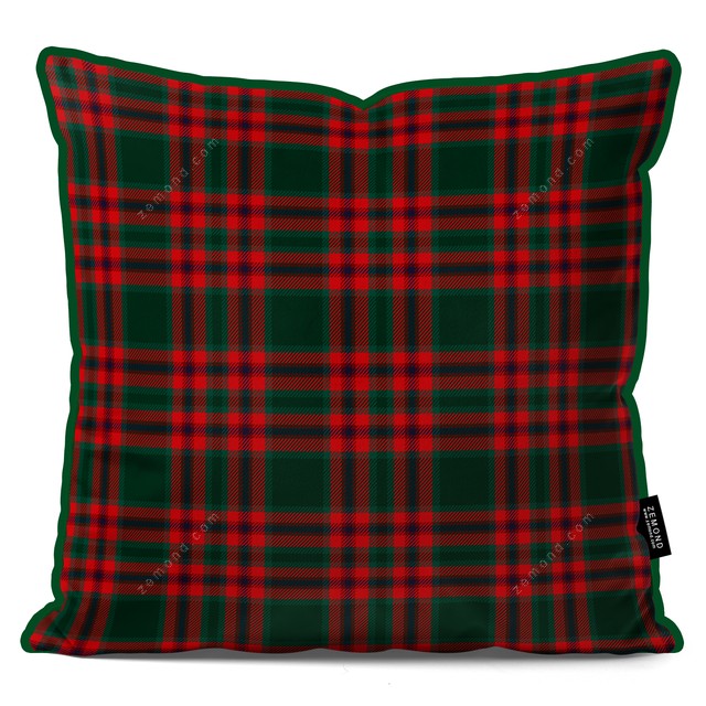 کاور کوسن زیما طرح چهارخانه اسکاتلندی کریسمس 2