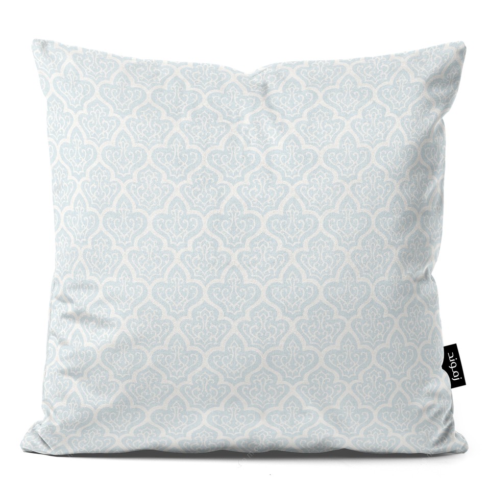 کاور کوسن قلم آبی طرح پرندگان مهاجر 1 کد 112 آبی-سفید