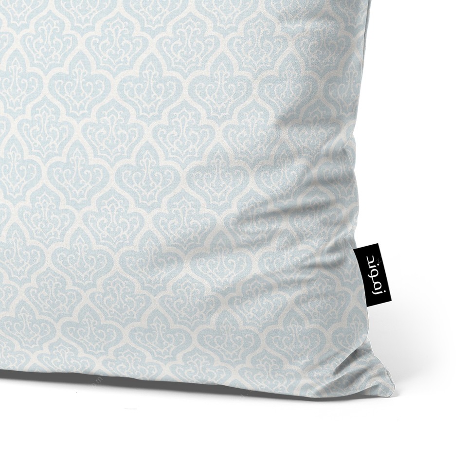 کاور کوسن قلم آبی طرح پرندگان مهاجر 1 کد 112 آبی-سفید