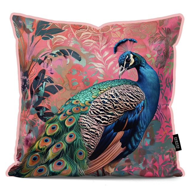 کاور کوسن هاوایی طرح طاووس گرمسیری 1
