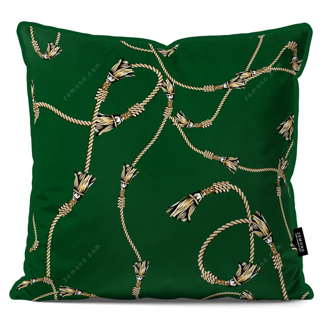 کاور کوسن هرمس طرح طناب منگوله دار