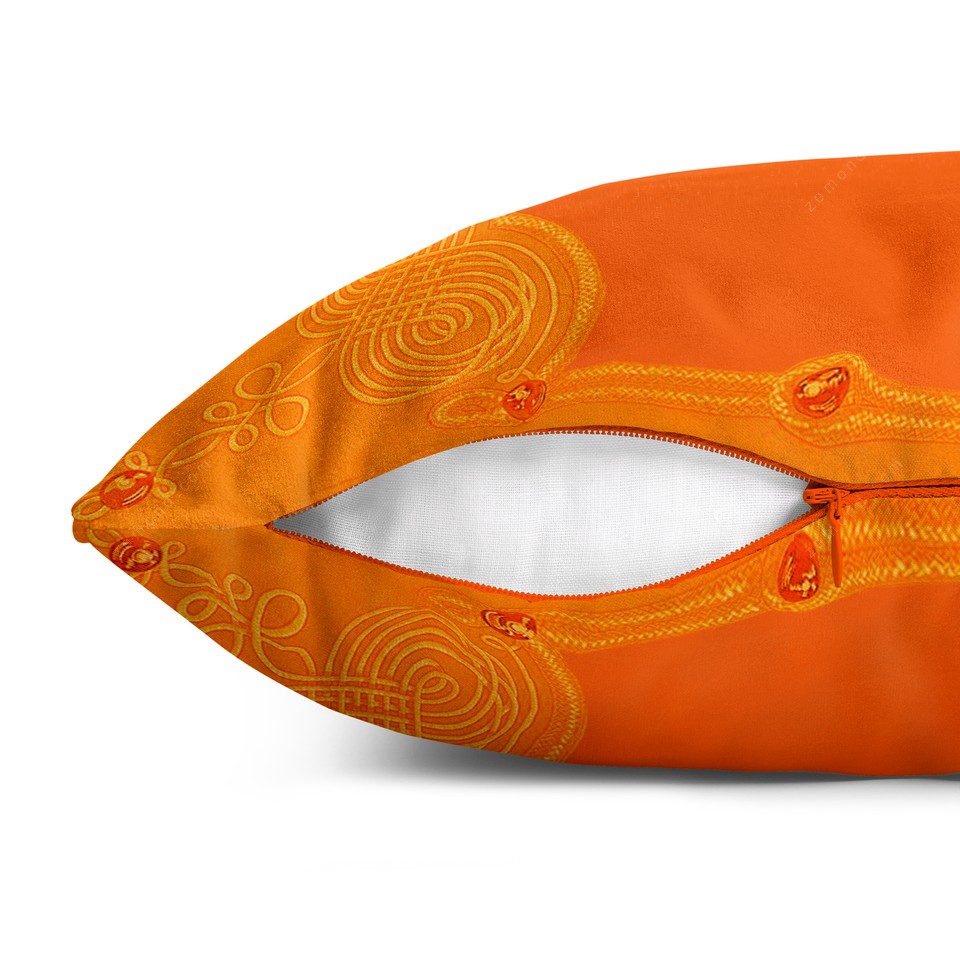 کاور کوسن هرمس طرح لوگوی نفیس کد 22 نارنجی