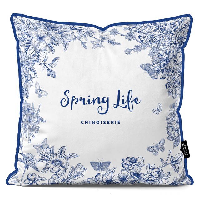 کاور کوسن قلم آبی طرح پرندگان مهاجر 2