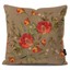 کاور کوسن پالمرا طرح گلدوزی کد 248 بژ-قرمز