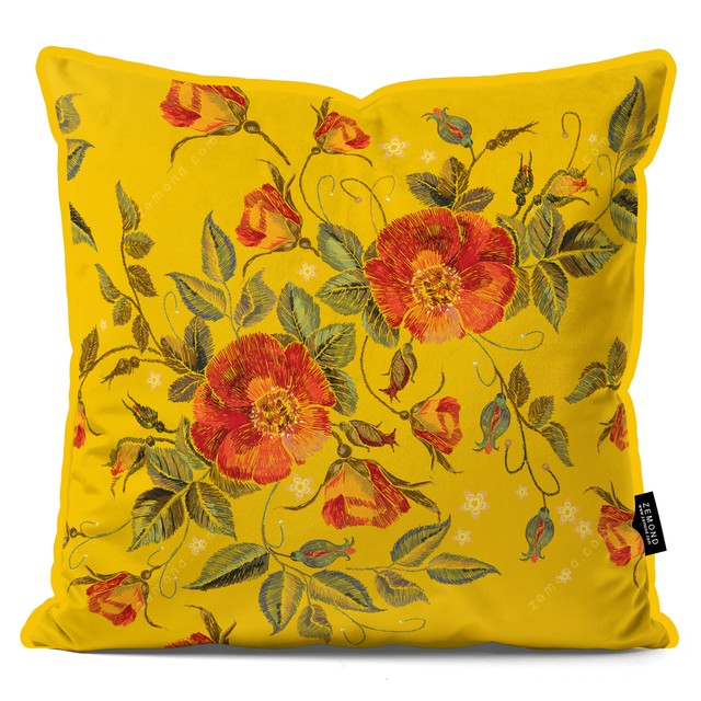 کاور کوسن زیما طرح گلدوزی