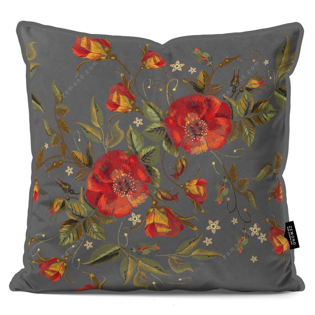 کاور کوسن پالمرا طرح گلدوزی