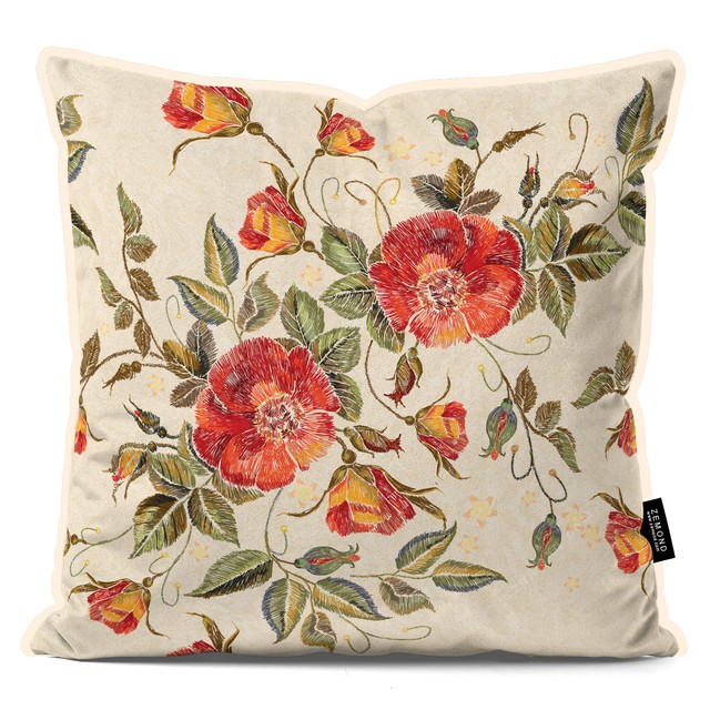 کاور کوسن زیما طرح گلدوزی