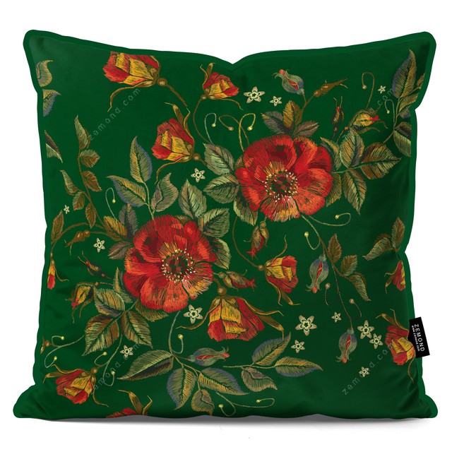 کاور کوسن پالمرا طرح گلدوزی