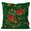 کاور کوسن پالمرا طرح گلدوزی کد 248 سبز-قرمز