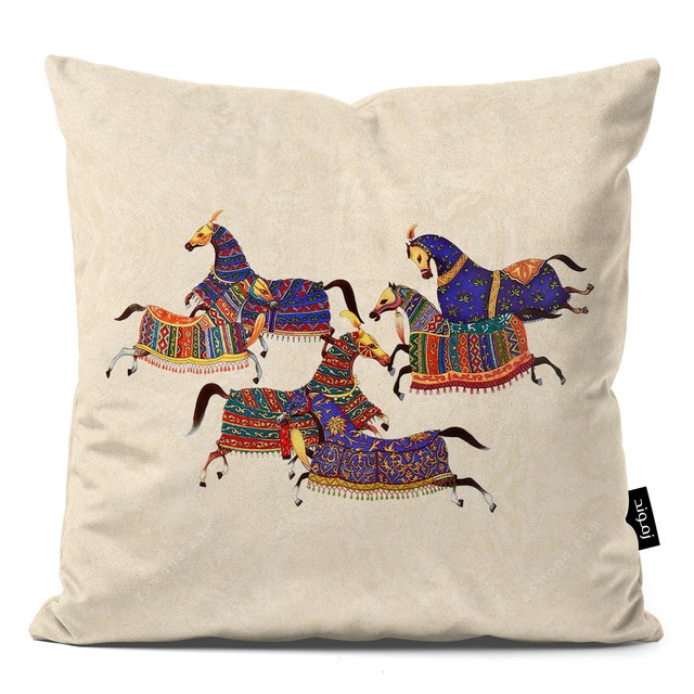 کاور کوسن شوالیه طرح اسب شرقی 3
