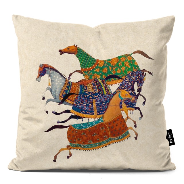 کاور کوسن شوالیه طرح اسب شرقی 5