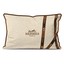 کاور کوسن هرمس طرح روبان هدیه 3 کد 296 کرم-قهوه ای