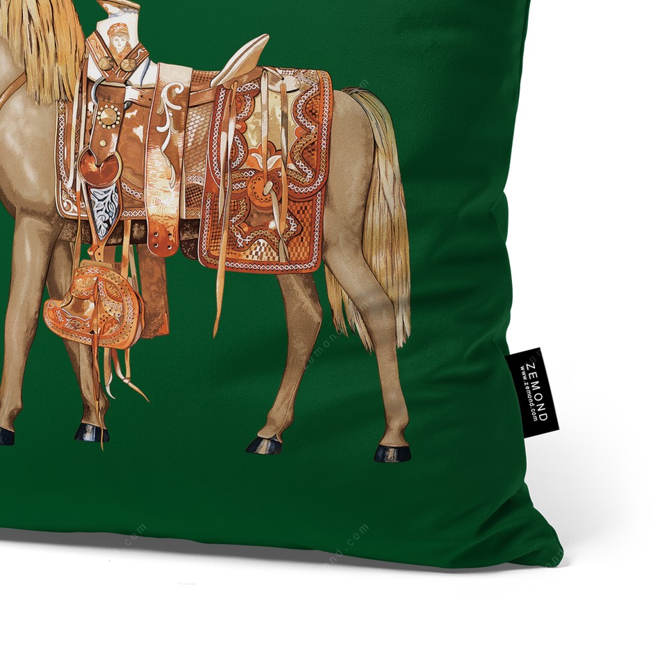 کاور کوسن هرمس طرح اسب مکزیکی کوچک من  1 کد 3 سبز