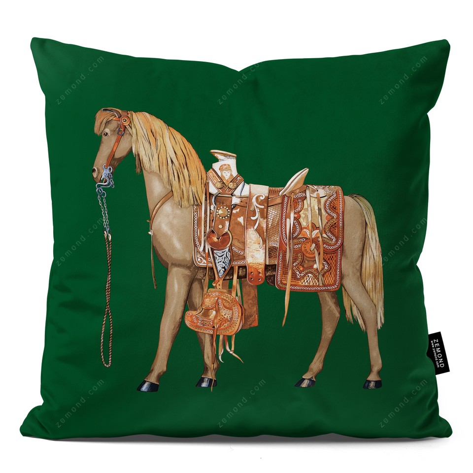کاور کوسن هرمس طرح اسب مکزیکی کوچک من  1 کد 3 سبز