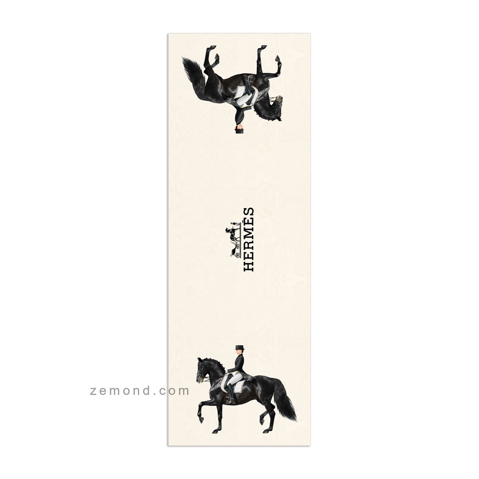 رانر هرمس طرح بانوی سوار بر اسب سلطنتی 1 کد 1 کد 369 استخوانی