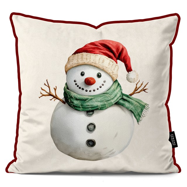 کاور کوسن زیما طرح آدم برفی 1