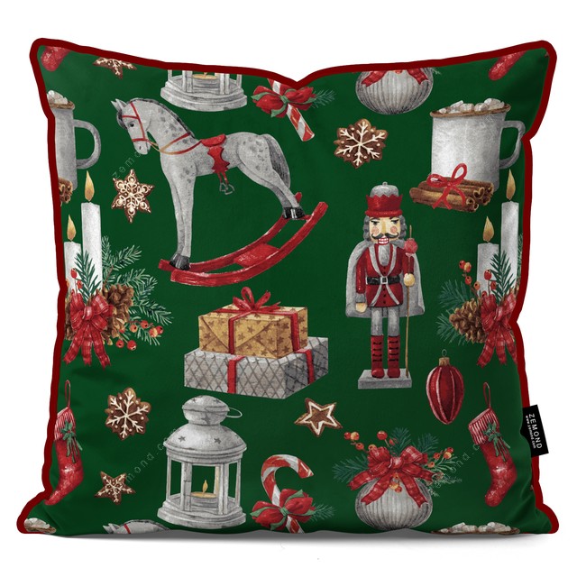 کاور کوسن زیما طرح فندق شکن و کادوهای کریسمس