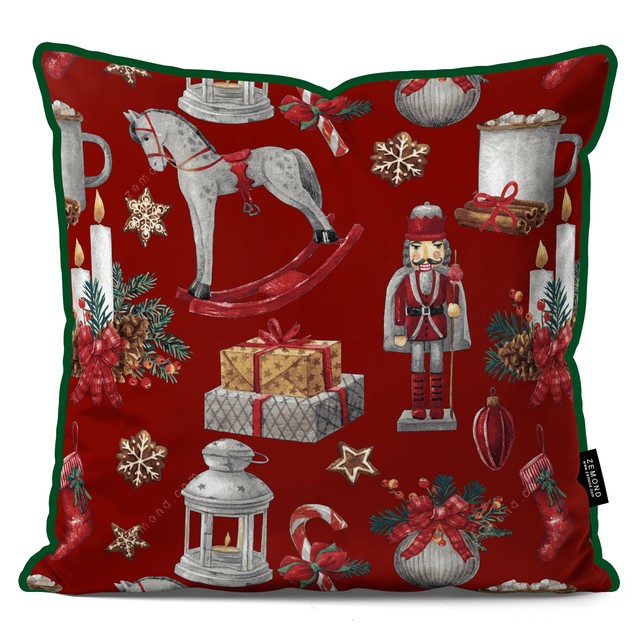 کاور کوسن زیما طرح فندق شکن و کادوهای کریسمس