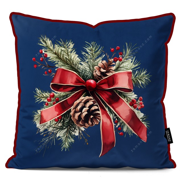 کاور کوسن زیما طرح حلقه گل کریسمس 2